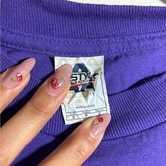 Purple Wiz Khalifa and Jimi Hendrix T Shirt size small 120 - Picture 4 of 5